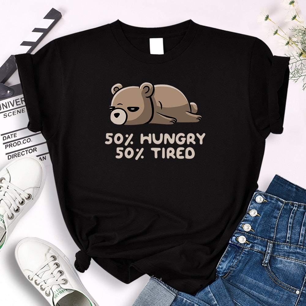 חולצת 50% רעב 50% עייף